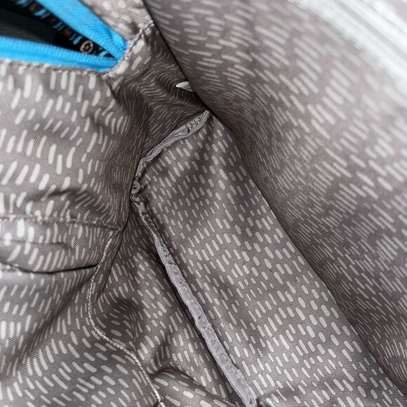 Sakroots Rockaway Backpack Aqua One World Peace Print Coated Canvas Boho Bag - Picture 15 of 16